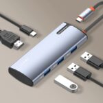 هاب 5 پورت USB-C الدینیو مدل DS-15H - Image 2