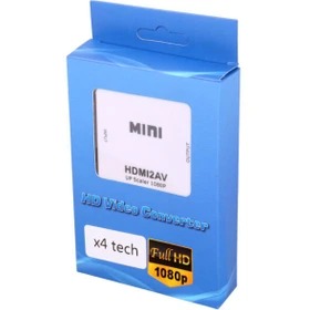 تبدیل X4Tech مبدل HDMI به AV سری Mini