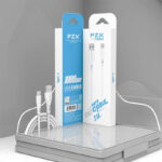 کابل شارژ USB به لایتنینگ پی زد ایکس مدل V141 - Image 4