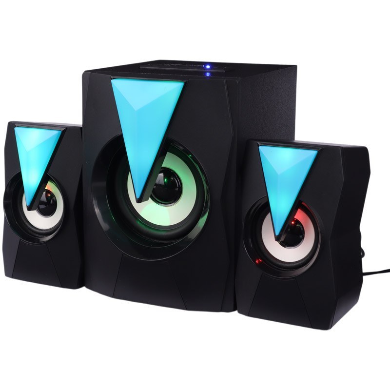 120 اسپیکر سه تکه بلوتوثی Prime مدل K9-2.1-BT به همراه ریموت کنترل