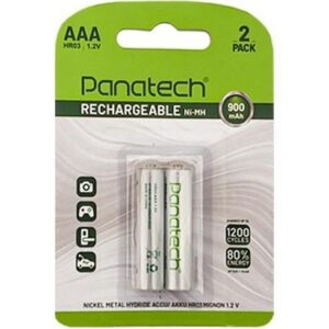 باتری شارژی نیم قلمی پاناتک مدل PANATECH Ni-MH 900 mAh