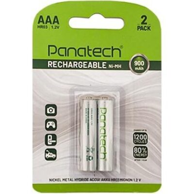 باتری شارژی نیم قلمی پاناتک مدل PANATECH Ni-MH 900 mAh