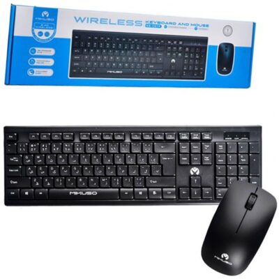 کیبورد و موس بی سیم میکاسو مدل KB-C019